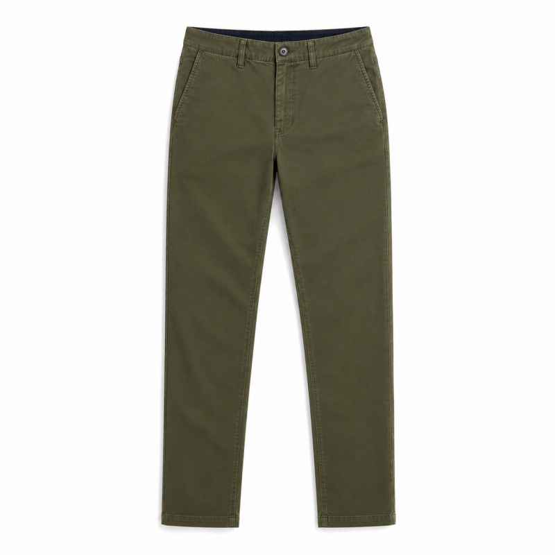 Pantalon chino verde