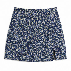Falda estampada de mujer