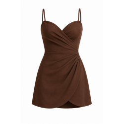 Brown dress mini