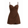 Brown dress mini